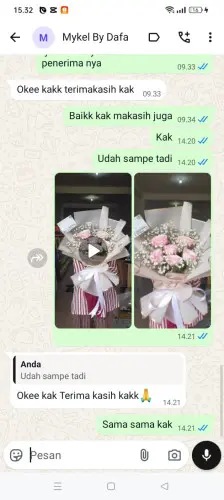 Testimonial Buket Bunga way halim