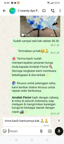 Testimonial Standing Flower way halim