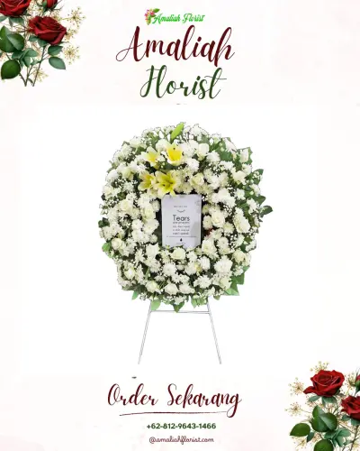 Krans Bunga Duka Cita way halim